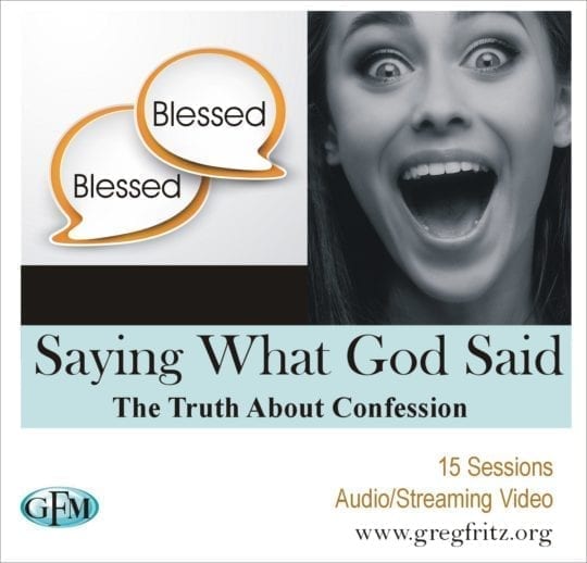 saying what God said - the truth about confession
