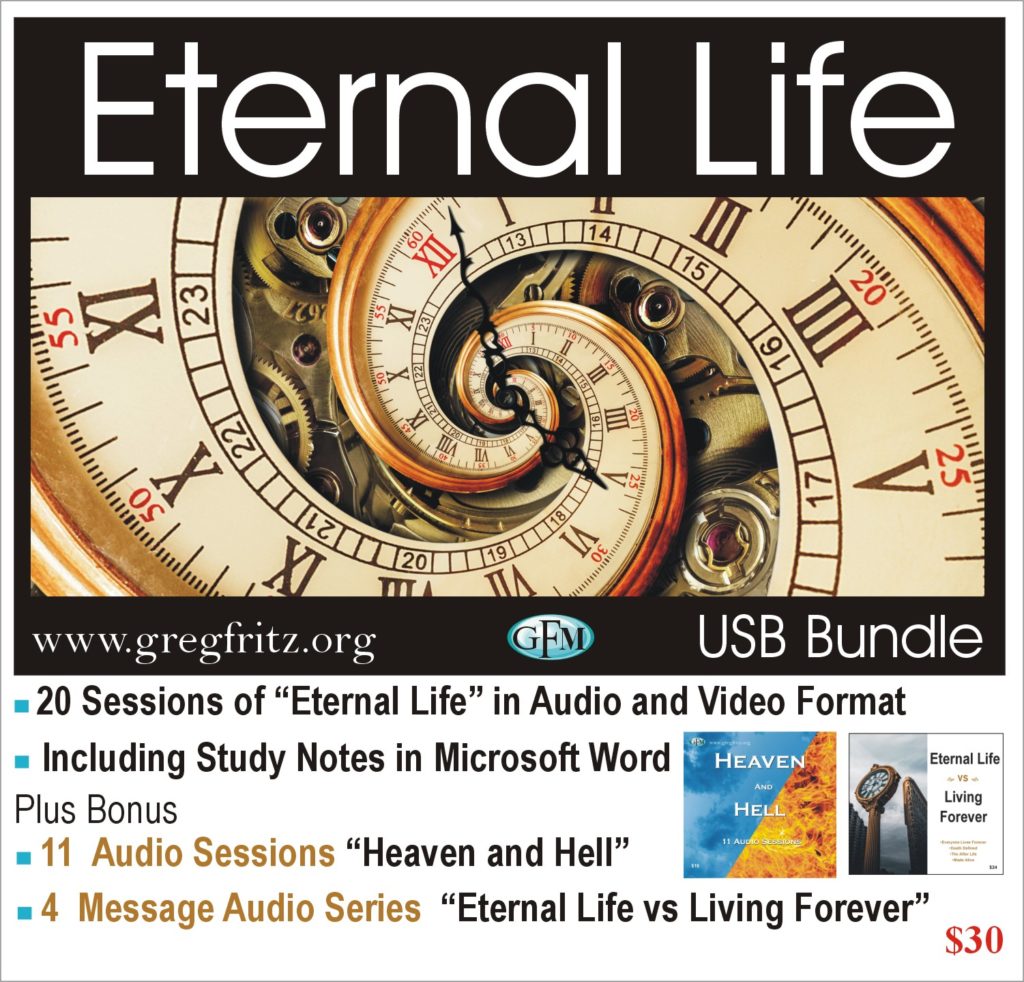 Eternal Life USB bundle cover art with surrealist spiral clock face