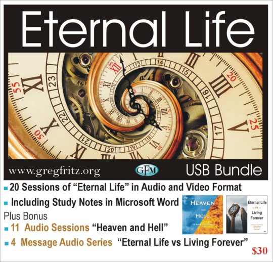 Eternal Life USB bundle cover art with spiraling clock