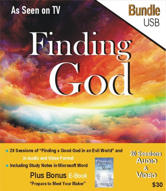 Series cover art: as seen on TV, USB Bundle of Finding God, 20 sessions audio and video plus study notes and Prepare to Meet Your Maker ebook