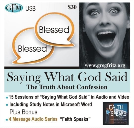 saying what God said - the truth about confession - usb bundle