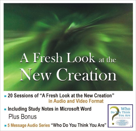 Album art for a fresh look at the new creation USB bundle - green aurora borealis